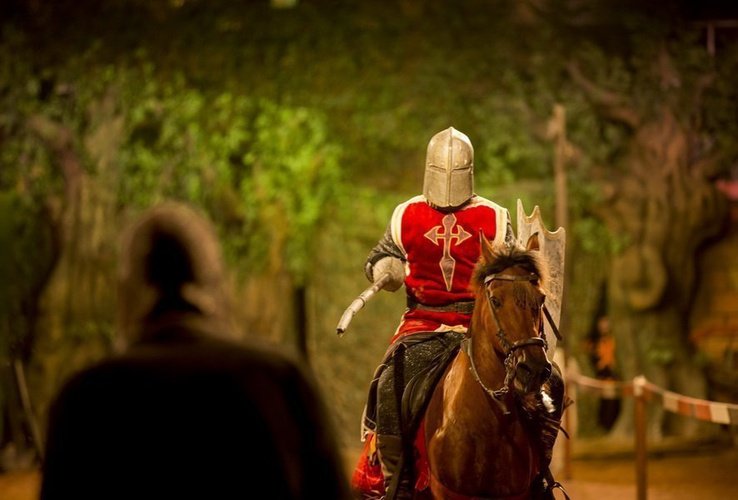 Ужин шоу 'desafío medieval' Ужин Показать Средневековый вызов Альфас-дель-Пи